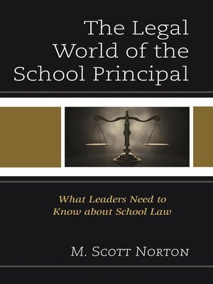 cover image of The Legal World of the School Principal